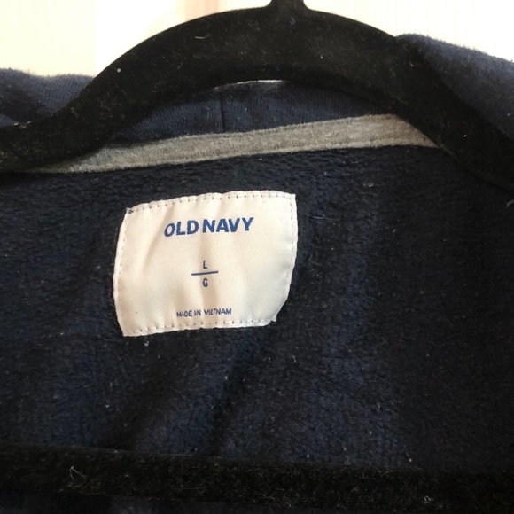 L unisex Old Navy hoodie (navy blue) - Picture 2 of 2